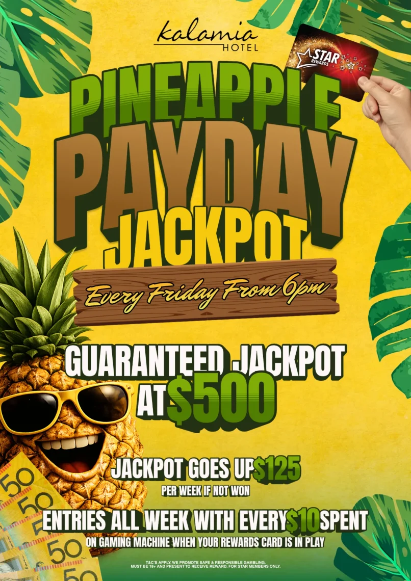 Pineapple Payday at Kalamia Hotel